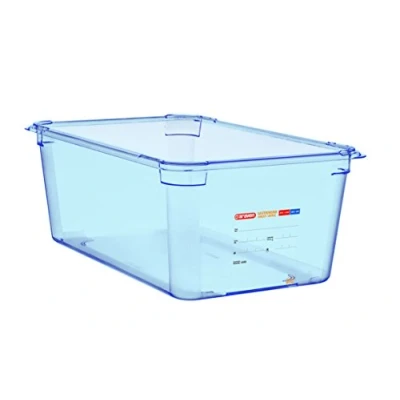Image of Araven ABS (BPA Free) Blue Container GN 1/1 200mm