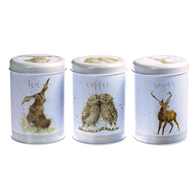 Image of Wrendale Designs Tea, Coffee &amp; Sugar Canisters