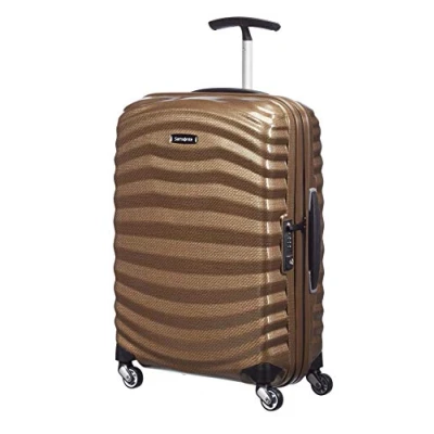Image of Samsonite Lite Shock Spinner S Hand Luggage, 55 cm, 36 Litre, Brown (Sand)