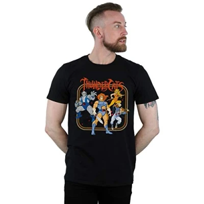 Image of Absolute Cult Thundercats Men&#039;s Group Frame T Shirt Black XXX Large