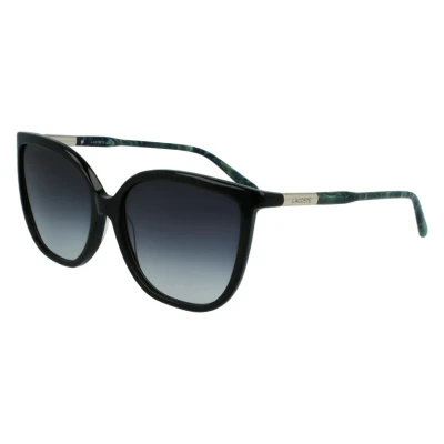 Image of Lacoste Butterfly Womens Black Blue Grey Gradient L963S One Size