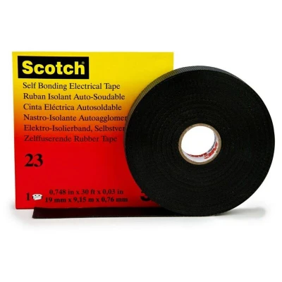 Image of Scotch Rubber Splicing Tape 23, 50 mm x 9.15 m