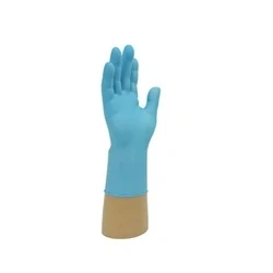 Image of Shield GD21 Blue Nitrile Powder Free Disposable Glove Size XL Pack 100