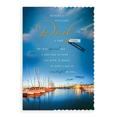 Image of Avant Garde Studios Birthday Card Dad 9 x 6 inches