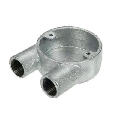Image of 25mm Conduit 2 Way U Box Galvanised (20)