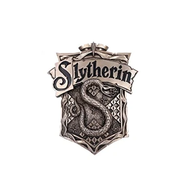 Image of Nemesis Now Officially Licensed Harry Potter Slytherin Wall Plaque, Bronze, 19.8cm, Resin