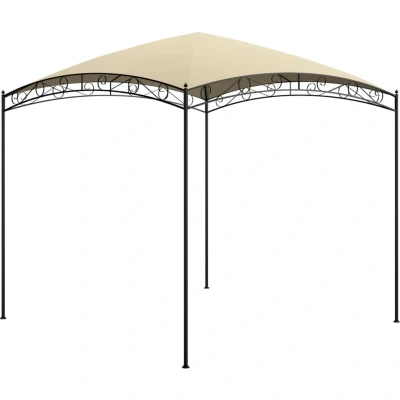 Image of vidaXL Gazebo 3x3x2.65 m Cream 180 g/m²