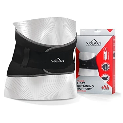 Image of Vulkan Classic 3093 Back Brace, Small, Lumbar Support Belt for Muscle Pain Relief &amp; Better Posture, Lower Strap Lumbosacral Stability, Working Out, Athletics, Exercising