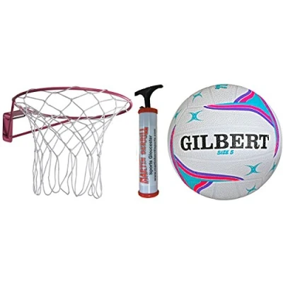 Image of Gilbert Academy Wall Mounted Netball Ring Starter Set (Size 5)
