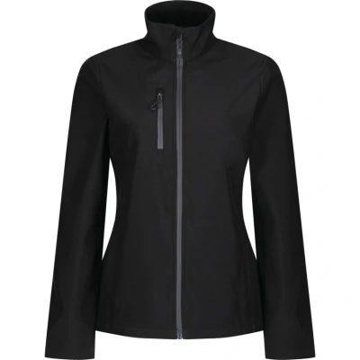 Image of TRA616 Honestly Made Womens Soft Shell Black (14) Regatta Professional