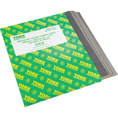 Image of 5x York 9&quot;x11&quot; Wet or Dry Paper Sheets Grade 400 YRK2007520K
