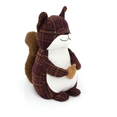 Image of Carousel Home Friends Of The Forest Animal Doorstop Decorative Fabric Novelty Countryside Door Stopper Squirrel