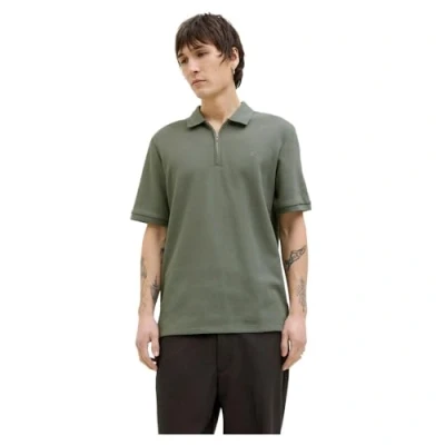 Image of Jack &amp; Jones Austin ZIP Polo shirt, Men&#039;s, Size: Large, Agave green