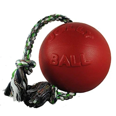 Image of Horsemen&#039;s Pride Romp n Roll Jolly Ball, 8 Inch, Blue