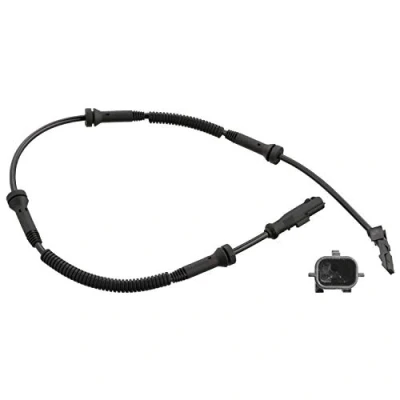 Image of 479102845R, 8200003512, 8200184209, 8200583498, 8200675748 ABS Sensor FEBI BILSTEIN 106120 Front Axle Left, Right 640mm 725mm oval