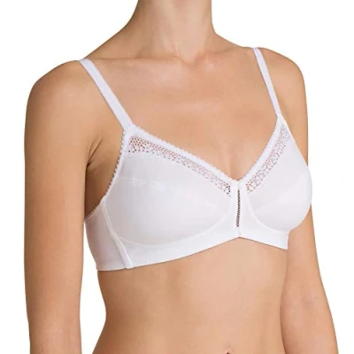 Image of Triumph Womens Cotton Beauty N Bra, White, 38B UK