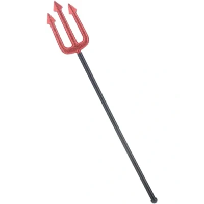 Image of Glitter Trident, Red, 58cm
