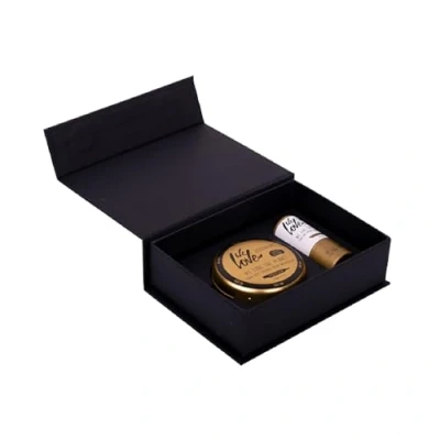 Image of We Love The Planet Golden Glow Gift Set Contains Deodorant Tin &amp; Lip Balm, Natural Eco Friendly Beauty Care