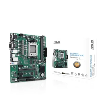 Image of Asus PRO A620M C CSM Corporate Stable Model, AMD A620, AM5, Micro ATX, 2 DDR5, VGA, HDMI, DP, GB LAN, PCIe4, 2x M.2