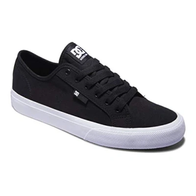 Image of DC Shoes Manual Unisex Trainers, Size: 8, Black/gum Textile