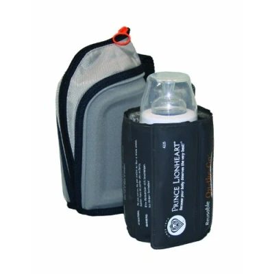 Image of Prince Lionheart On The Go Baby Bottle Warmer Warming Pouch Instant Heat Source For Milk Or Food No Need Batteries Electricity Neoprene Holder With Zip Suitable Bottles Pouches