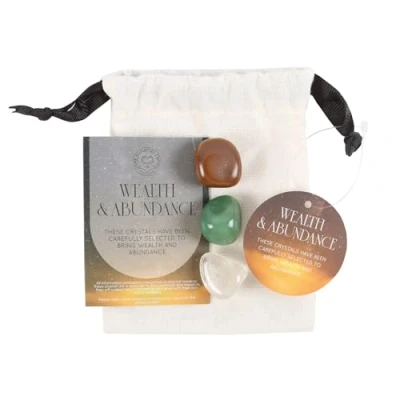 Image of Prosperity Crystal Kit Financial Abundance Stones, Money Magnet Crystals, Wealth Attraction Gems Success Manifestation Set Riches &amp; Crystals Healing