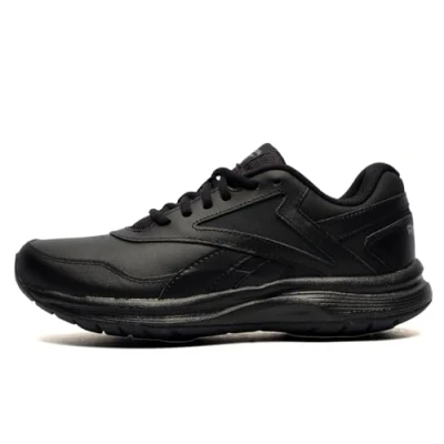 Image of Reebok WALK Ultra 7 DMX MAX Walking trainers, Women&#039;s, Size: 4, Black/cold grey/collegiate royal Imitation leather/ textile