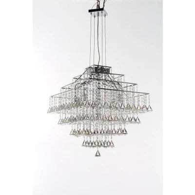 Image of Parma 12 Light Chrome Ceiling Fitting