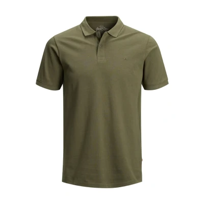 Image of Jack &amp; Jones Jjebasic Polo shirt, Men&#039;s, Size: Small, Olive night
