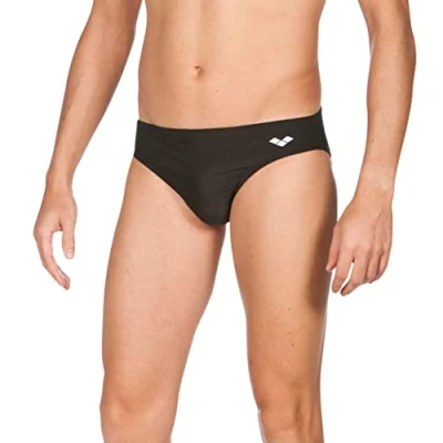 Image of Arena Mens Santamarias Swim Briefs, Nero, 36 EU