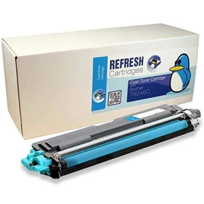 Image of Refresh Cartridges Remanufactured Toner Cartridge Replacement for Brother TN 245C High Capacity Cyan (Cyan TN245C)