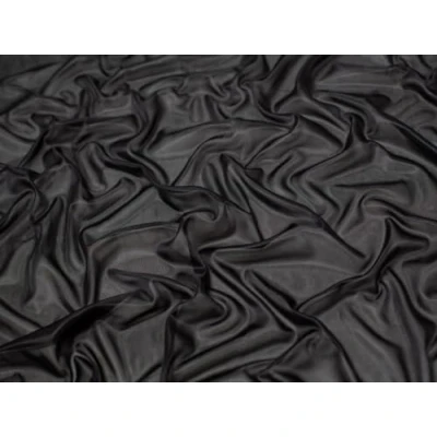Image of Minerva Crafts Light Stretch Lining Dress Fabric Black per metre