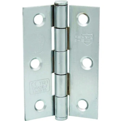 Image of 75mm 3&#039; No.5001 Shield Grade CE7 Certifire Fire Door Butt Hinge with Butto Perry