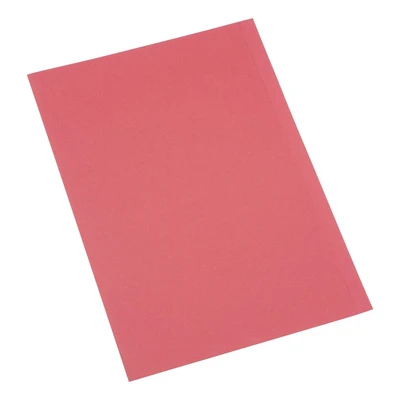 Image of 5 Star Office Square Cut Folder Recycled 180gsm Foolscap Red [Pack of 100]