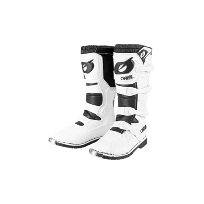 Image of O&#039;Neal Motocross Boots Enduro Motorcycle Comfort due to Air Mesh Insole, adjustable buckles, synthetic material Rider Pro Adult White Size 49
