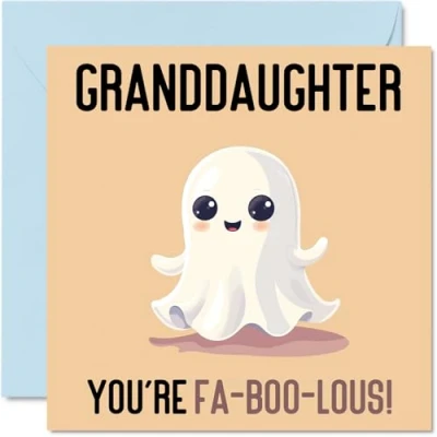 Image of Birthday Cards for Granddaughter Fa Boo Lous Funny Happy Card from Grandparents, Gifts, 145mm x Joke Bday Greeting Women Her