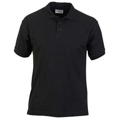 Image of Absolute Apparel Men&#039;s Precision Polo Shirt Black 5XL