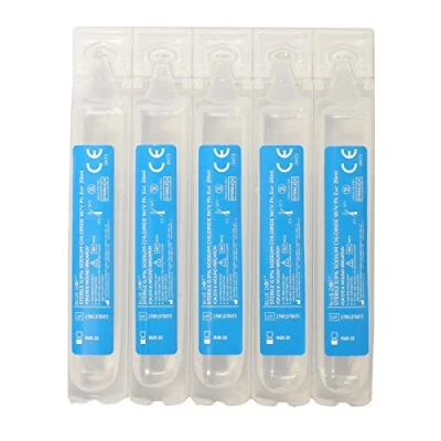 Image of 5X CMS Medical First Aid Sterile Sodium Chloride 20ml Refill Wound Eye Wash Pods