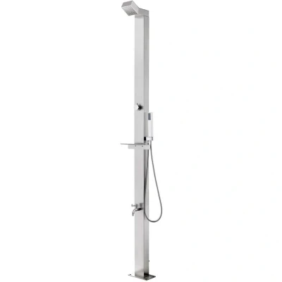 Image of vidaXL Garden Shower 220 cm Stainless Steel