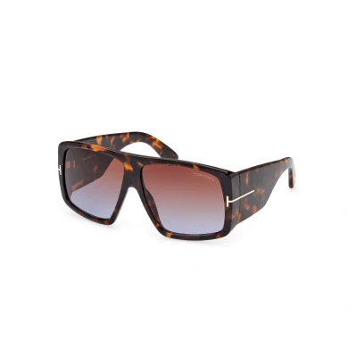 Image of Tom Ford RAVEN FT 1036 Tortoise/Brown Pink Shaded 60/12/135 unisex Sunglasses