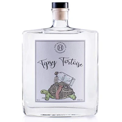 Image of Tipsy Tortoise Gin The Handmade Company Premium Craft with apple, grapefruit and liquorice 40% ABV 50cl