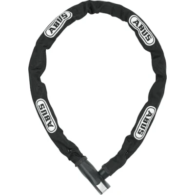 Image of ABUS steel O chain 880 lock Hardened bike security level 8 Black 110 cm