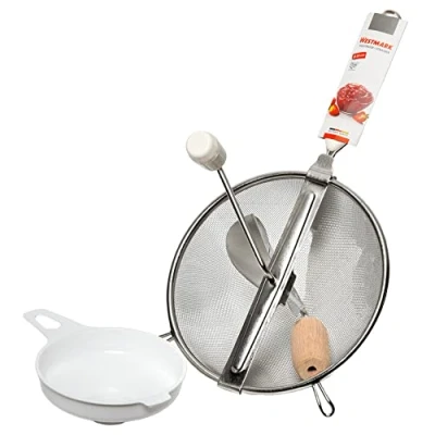 Image of Westmark 119722E6 Standard Sieve Diameter 20 cm + Preserving Funnel White Polypropylene, Stainless Steel, Not specified