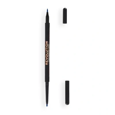 Image of Makeup Revolution, Revolution Felt &amp; Kohl Eyeliner, Blue
