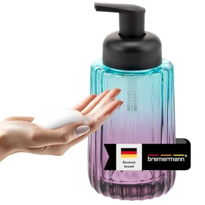 Image of bremermann Soap Dispenser, Foam Dispenser for (violet/blue)