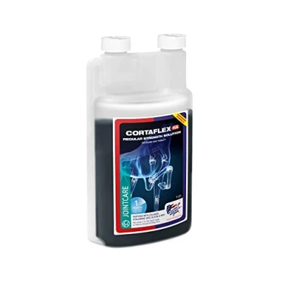 Image of Equine America Cortaflex Regular Strength Solution Premium Ready to Use Horse &amp; Pony Supplement Comprehensive Support for Joints Mobility 1 Litre