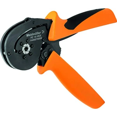 Image of Weidmüller PZ 10 HEX Crimping Tool Black Cable Crimper (600 g)