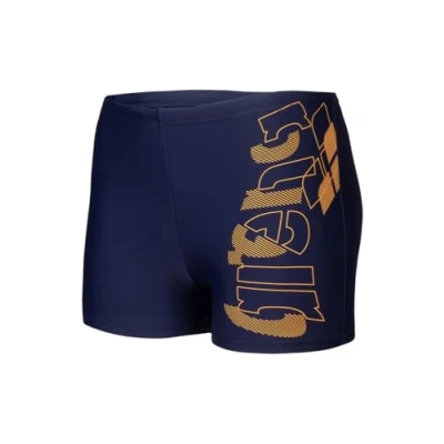 Image of Arena Mens Boy&#039;s Tales Swim Shorts, Navy Parrot, 28 UK