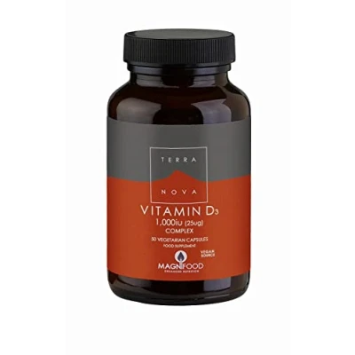 Image of Terranova Vitamin D3 1000iu Complex 50 caps