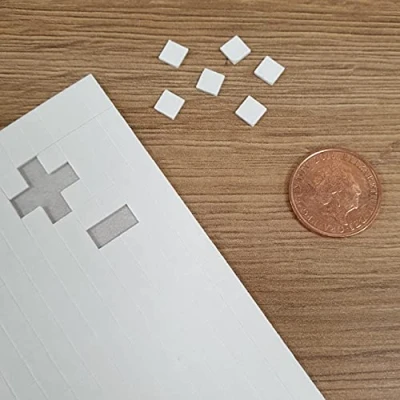 Image of 880 Pieces 5mm Double Sided Foam Sticky Pads, Self Adhesive 3D Craft Tabs, Mounting